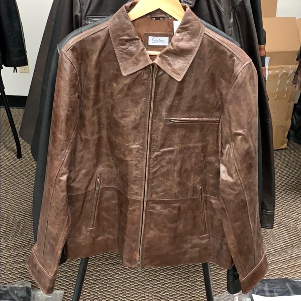 Vintage Cowhide Leather Jacket